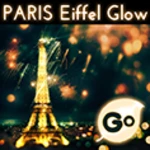 go keyboard eiffel paris glow android application logo